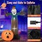 Costway 7 FT Inflatable Haunted Scarecrow Blow up Yard Decoration with Built-in LED Lights